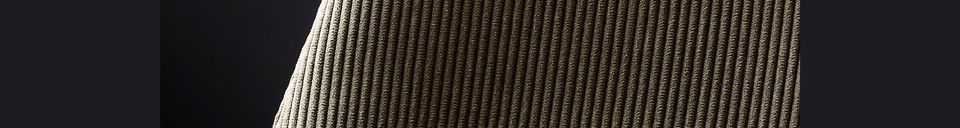 Benadrukte materialen Stoel in groen polyester velours Found