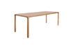 Miniatuur Storm beige houten tafel 220X90 13