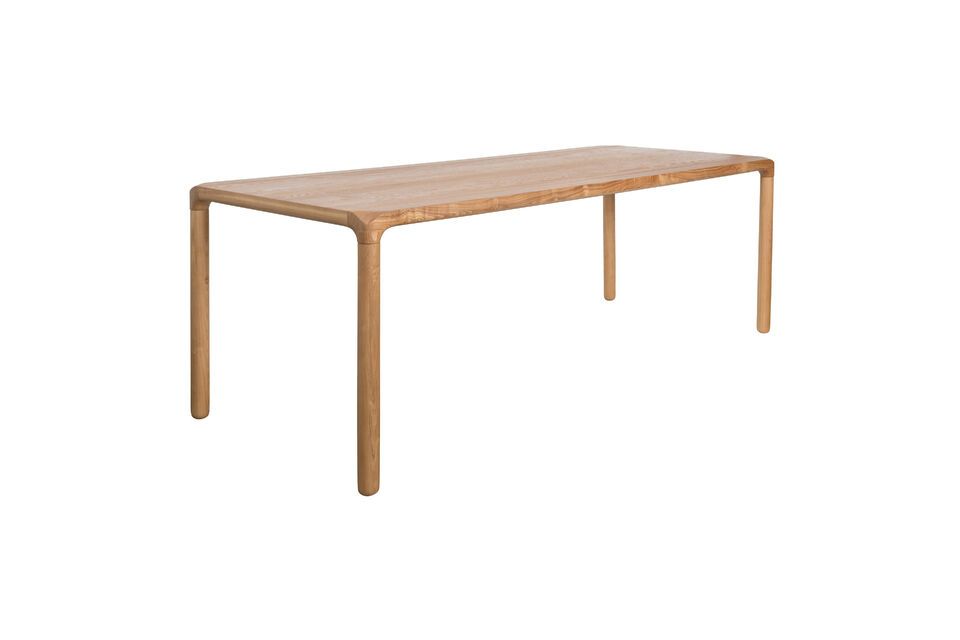 Storm beige houten tafel 220X90 - 11