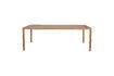 Miniatuur Storm beige houten tafel 220X90 11