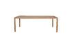 Miniatuur Storm beige houten tafel 220X90 11