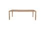 Miniatuur Storm beige houten tafel 220X90 Productfoto