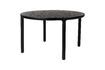 Miniatuur Storm zwarte houten ronde tafel D128 1