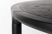 Miniatuur Storm zwarte houten ronde tafel D128 8