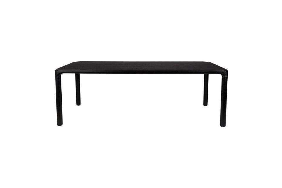 Storm zwarte houten tafel 220X90 - 7