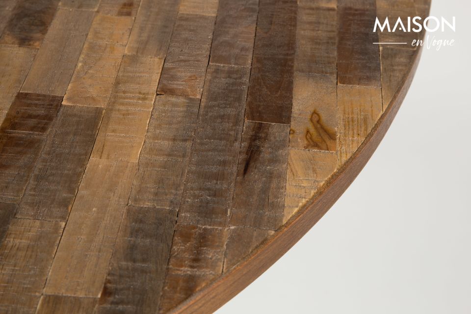 Met de combinatie van hout en display is er weinig kans op een vergissing