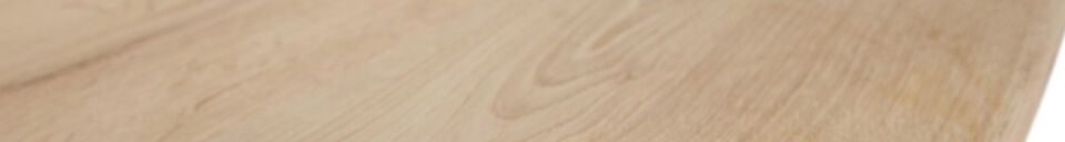 Benadrukte materialen Tafelblad 160x90 in eiken beige Tablo