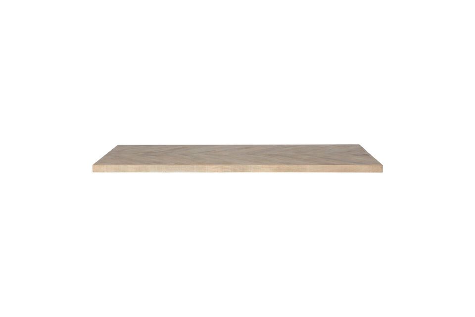 Tafelblad 180x90 in beige mangohout Tablo Woood