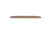 Miniatuur Tafelblad ovaal 220 x 90 in beige hout Tablo 1