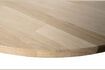 Miniatuur Tafelblad ovaal 220x90 in lichtbeige hout Tablo 4