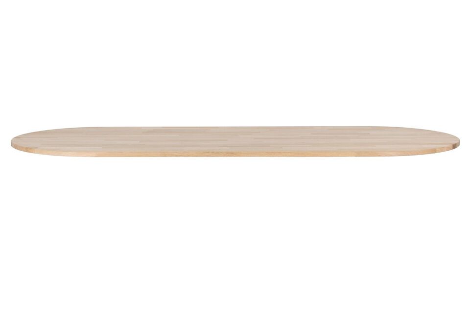 Trakteer uzelf op een unieke eetervaring met de WOOD Oval Table Tablo gemaakt van massief