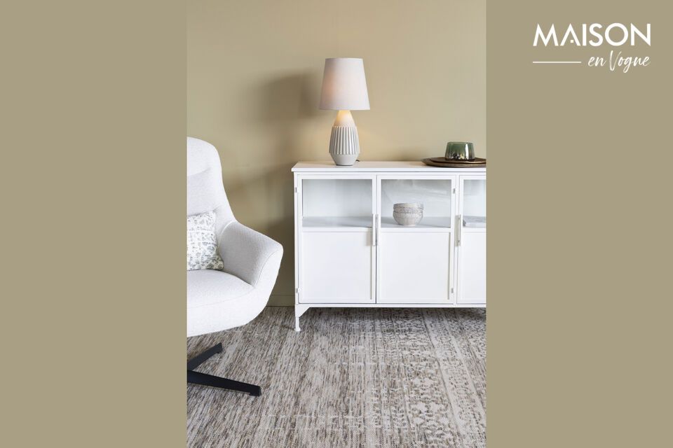 Ontdek elegant minimalisme met de beige aluminium tafellamp