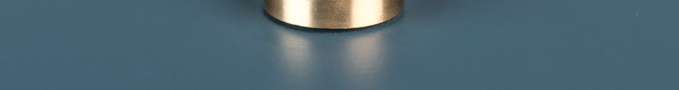 Benadrukte materialen Tafellamp Muras Tricolor blauw