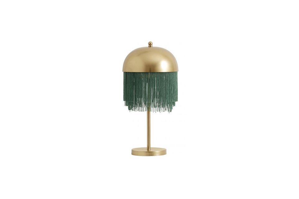 Perfectioneerbare lamp, in groen en goud