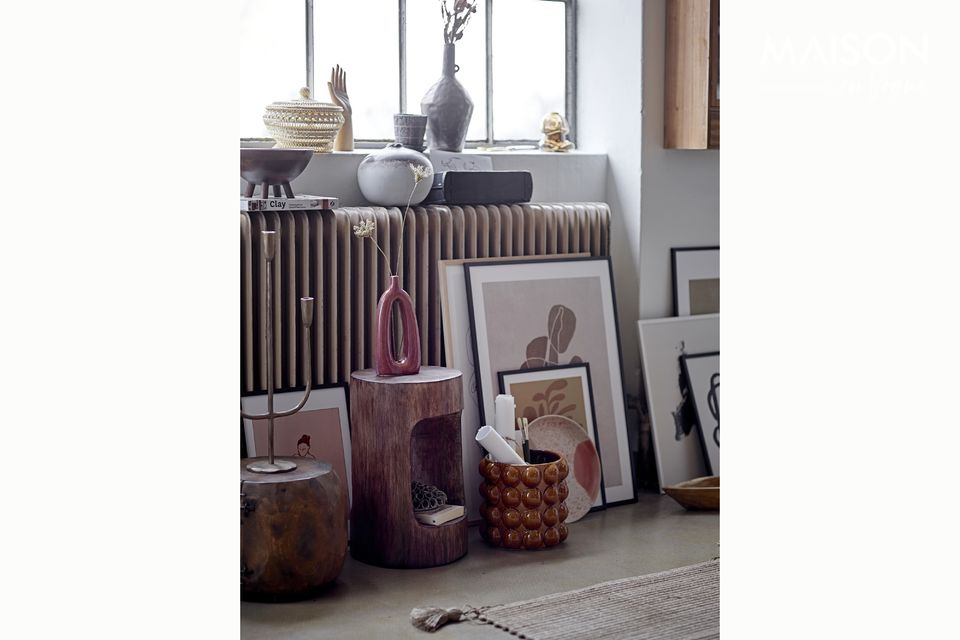 Taïs bruin mango voetstuk tafel - 3