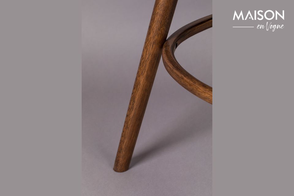 Combinatie van materialen voor een harmonieuze stoel