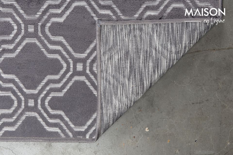 Het grote formaat Feike 160X230 grijs tapijt biedt een goede bescherming dankzij de hoogwaardige