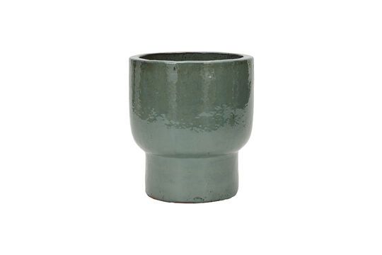Terra groene keramische plantenbak
