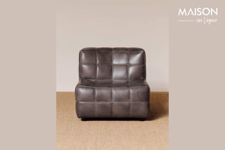 Voeg een vleugje elegantie en comfort toe aan je ruimte met de fauteuil van volnerfleer