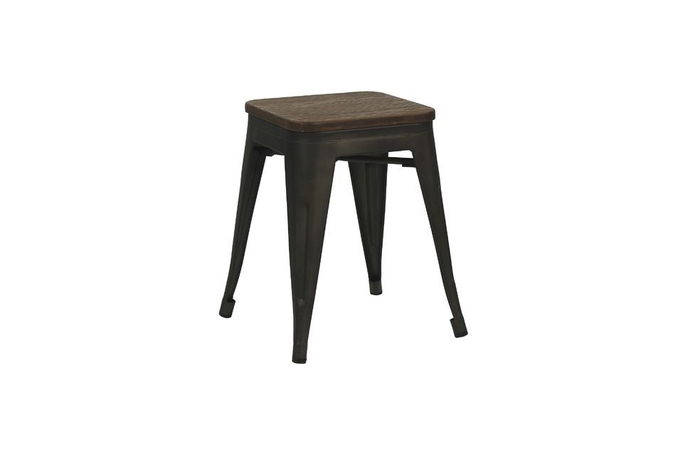 De Tilo kruk schommelt tussen authenticiteit en moderniteit en is een subliem decoratief accessoire
