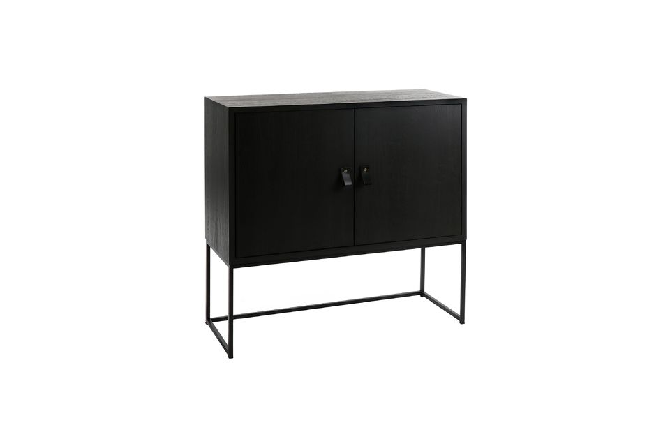 Deze Tokio-garderobe van Pomax valt op door zijn pure en moderne lijnen in geaderd hout
