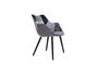 Miniatuur Twaalf Grijze Patchwork fauteuil Productfoto