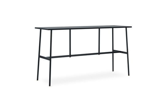 Union zwart houten hoge tafel Productfoto