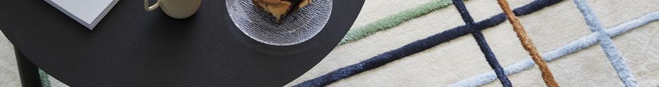 Benadrukte materialen Veelkleurig stoffen vloerkleed Fluffy