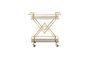 Miniatuur Vergulde stalen trolley Productfoto