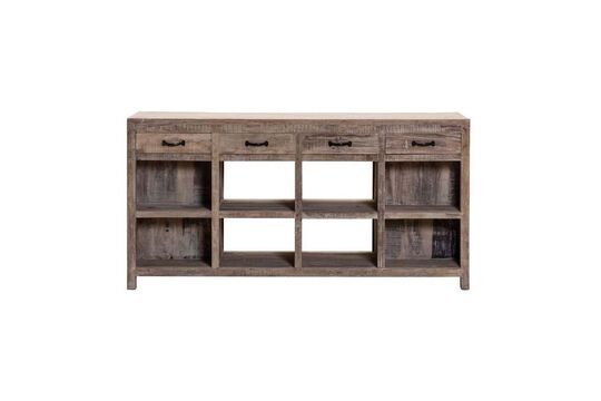 Vervaardiging taupe houten dressoir