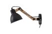 Miniatuur Veslud zwart metalen wandlamp 3