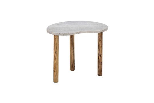 Vigdis marmeren en houten salontafel