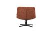 Miniatuur Vinny terracotta fauteuil met schapenvachteffect 6