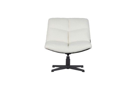 Vinny witte fauteuil met schapenvachteffect Productfoto