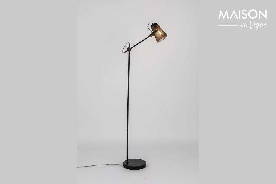 Vloerlamp Fokus Zwart White Label