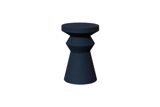 Vormen blauw metalen bijzettafeltje