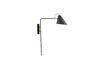 Miniatuur Wandlamp van ijzer en verguld messing Club 4