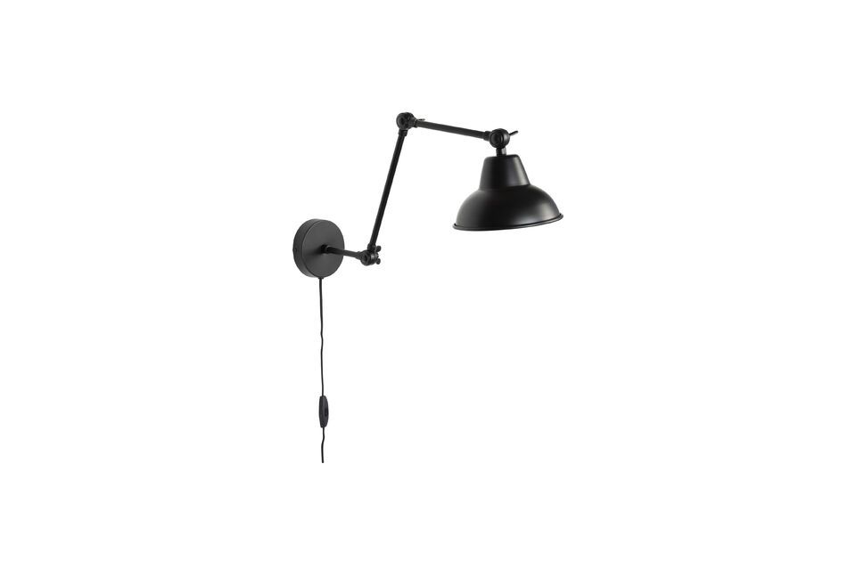 Ontdek de functionele elegantie van onze zwarte ijzeren wandlamp