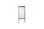 Miniatuur Wasia staande spiegel met houten lijst Productfoto