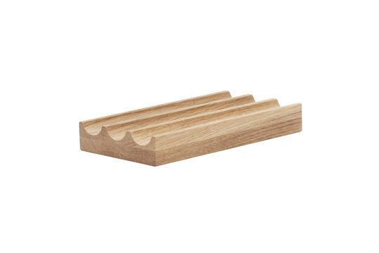 Wave licht eiken fineer bureau organiser