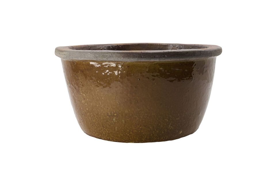 Whai bruine klei plantenbak House Doctor