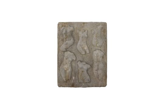 Windell magnesia wanddecoratie bruin