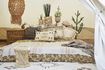 Miniatuur Wit getuft katoenen tapijt Trinita 3