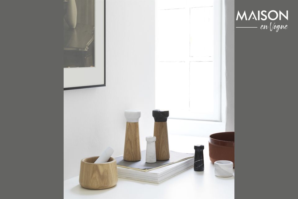 Kelder wit marmeren pot, eenvoudig en modern ontwerp