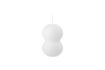 Miniatuur Wit papieren ophanging Twist Puff 1