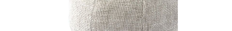 Benadrukte materialen Wit polyester kussen Ball