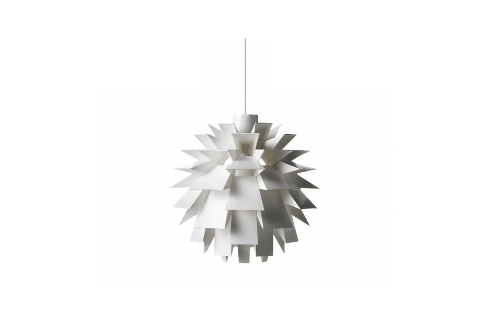 Hanglamp Norm 69, wit papier, uniek en design