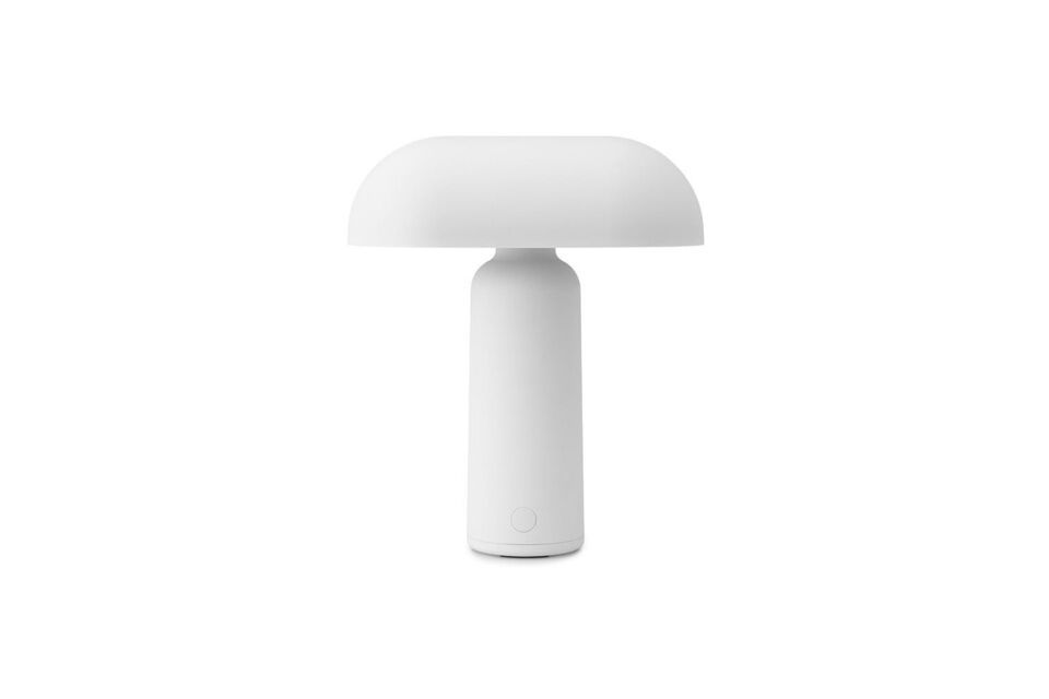 witte acryl tafellamp Porta Normann Copenhagen