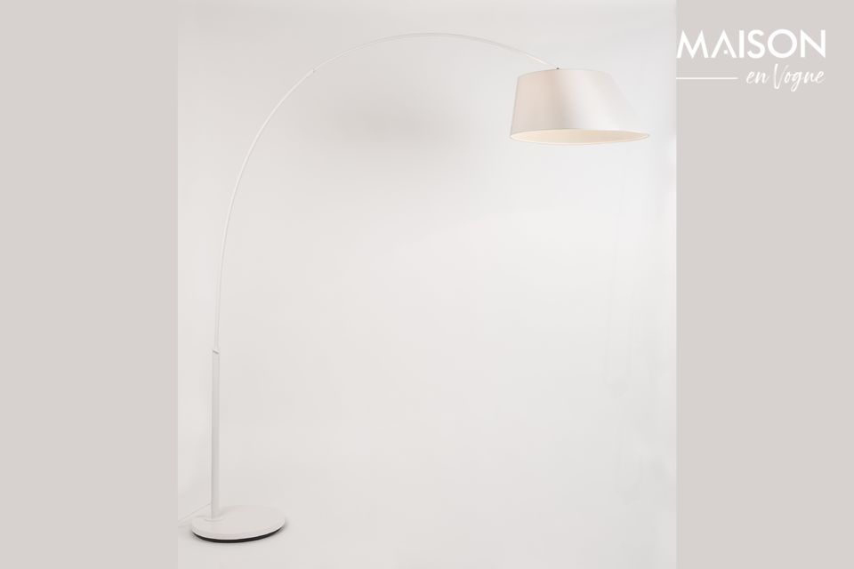 Witte Boog Vloer Lamp - 6