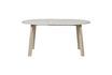 Miniatuur Witte eiken verlengbare eettafel Sydney 7